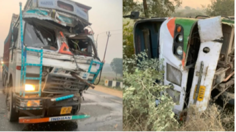 Roadways-Bus-Overturns-After-Col